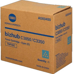 TONER ORIGINALE (A5X0450, TNP48C) MINOLTA C3350 (10K) CIANO