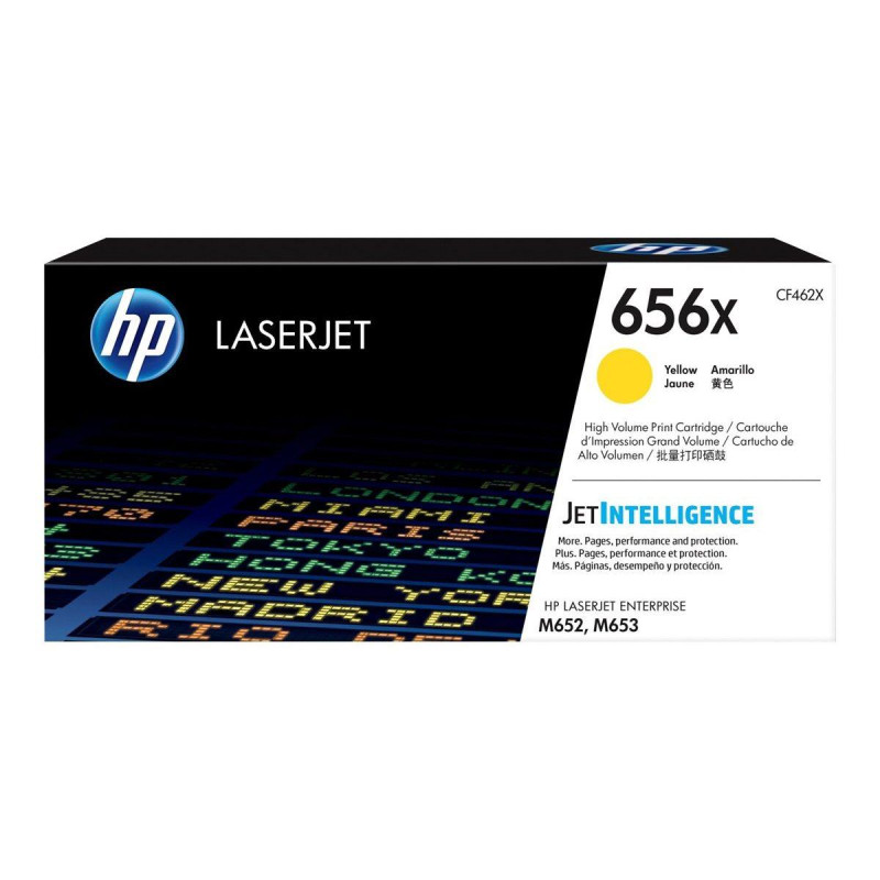 TONER ORIGINALE (CF462X, 656X) HP COLOR LASERJET ENTERPRISE M652N (22K) GIALLO