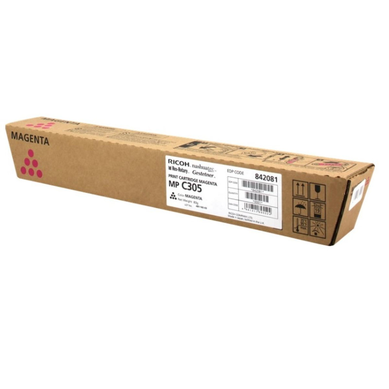 TONER ORIGINALE (842081, 841596, MPC305E) RICOH MP C305 (4K) MAGENTA