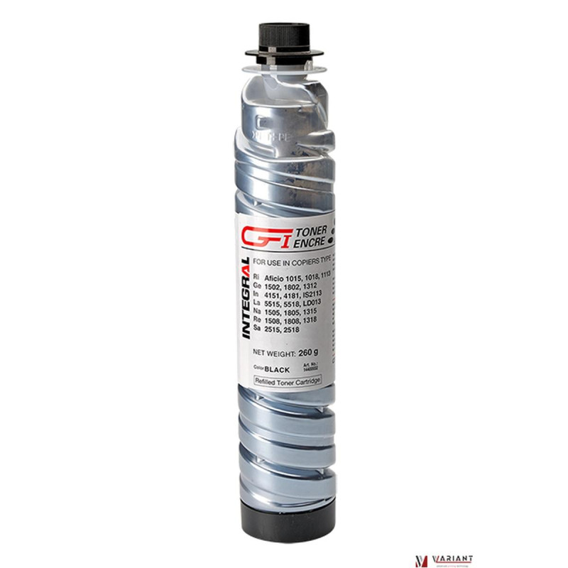 TONER COMPATIBILE INTEGRAL (TYPE-1220D) PER RICOH 1015, 1018 (9K) 260 G
