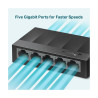 SWITCH DESKTOP TP-LINK - 5 PORTE 10/100/1000MBPS - TECNOLOGIA VERDE - CONTROLLO DEL FLUSSO - PLUG & PLAY