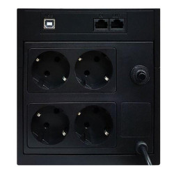 GRUPPO DI CONTINUITÀ ELBAT DELTA UPS 2000VA USB - DISPLAY LCD - 4X SHUCKOS - STABILIZZATORE AVR - FUNZIONE COLD START