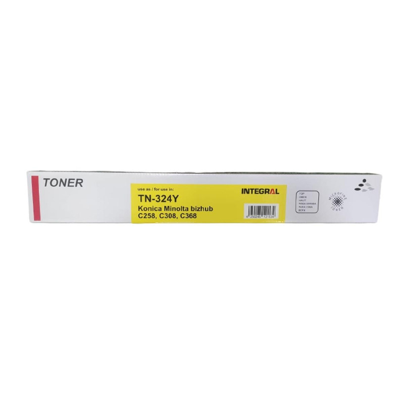 TONER COMPATIBILE INTEGRAL (TN324Y, TN512Y, TN514Y) PER MINOLTA C258 (26K) GIALLO