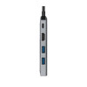 AISENS USB-C DOCK 5 IN 1 - USB-C A 1XHDMI - 1XRJ45 - 2XUSB - 1XPD - 15CM - COLORE GRIGIO
