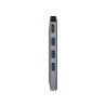 AISENS USB-C DOCK 8 IN 1 - USB-C A 1XHDMI - 1XRJ45 - 3XUSB - 1XPD - 1XSD - 1XMICRO SD - 15CM - COLORE GRIGIO