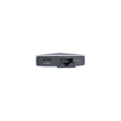 AISENS DOCK 9 IN 1 HUB USB-C 3.0 CON 3X USB-A 3.0, 1X HDMI 1X RJ45, 1X PD 100W, 1X AUDIO DA 3,5 MM, 1X LETTORE SD, 1X LETTORE MI