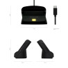 LETTORE DI SMART CARD AISENS USB-C DNI CON LETTORE DI MICRO CARD SIM, SD, MICRO SD, MMC, RS-MMC, MMC - COLORE NERO
