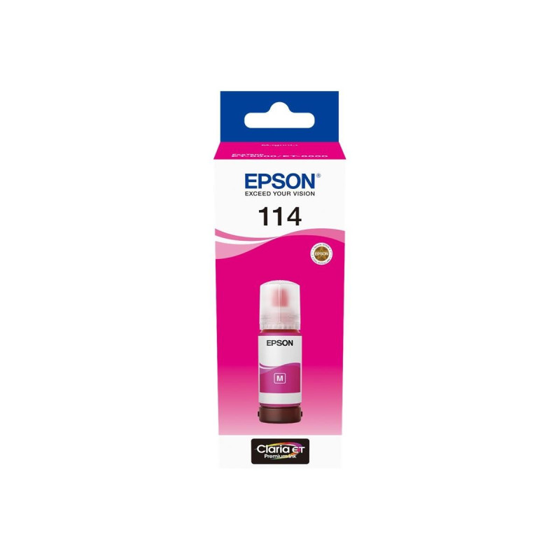 INCHIOSTRO ORIGINALE (C13T07B340, 114) EPSON ECOTANK ET-8550 (70ML) MAGENTA