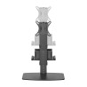 SUPPORTO DA TAVOLO GIREVOLE E INCLINABILE PER MONITOR/TV E MINI PC 8KG DA 17-32 - COLORE NERO