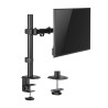 SUPPORTO DA TAVOLO GIREVOLE E INCLINABILE PER MONITOR/TV 9KG (3 PERNI - 1 BRACCIO) DA 17-32 - COLORE NERO