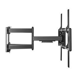 SUPPORTO ROTANTE - INCLINAZIONE E LIVELLA PER MONITOR/TV 120KG DA 60-120 - COLORE NERO