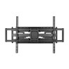 SUPPORTO ROTANTE - INCLINAZIONE E LIVELLA PER MONITOR/TV 120KG DA 60-120 - COLORE NERO