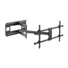 SUPPORTO ROTANTE - INCLINAZIONE E LIVELLA PER MONITOR/TV 50KG DA 43-80