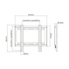 AISENS SUPPORTO ULTRA SOTTILE ECO PER MONITOR/TV 35KG DA 23-42