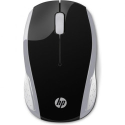MOUSE USB WIRELESS HP 200 1000 DPI - 3 PULSANTI - USO AMBIDESTRO - COLORE NERO/ARGENTO