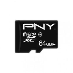 SCHEDA MICRO SDXC PNY PERFORMANCE PLUS 64 GB UHS-I CLASSE 10