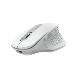 MOUSE WIRELESS RICARICABILE TRUST OZAA 2400 DPI - 5 PULSANTI - SCORRIMENTO VERTICALE E ORIZZONTALE - ERGONOMICO - UTILIZZO PER D