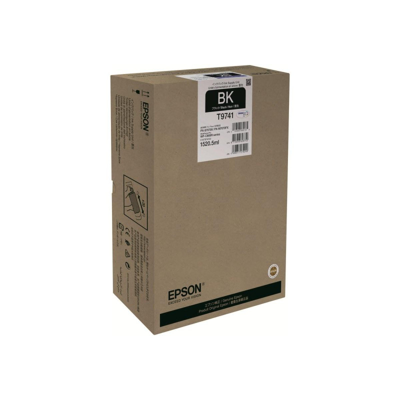CARTUCCIA ORIGINALE (C13T974100, T9741) EPSON WF-C869RDTWF (86K) NERO