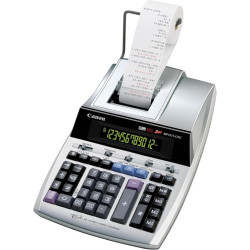 CALCOLATRICE CON STAMPA A 12 CIFRE CANON MP1211-LTCS - STAMPA IN BIANCO E NERO - DISPLAY LCD A 1 RIGA - DESIGN SPAZIOSO DELLA TA