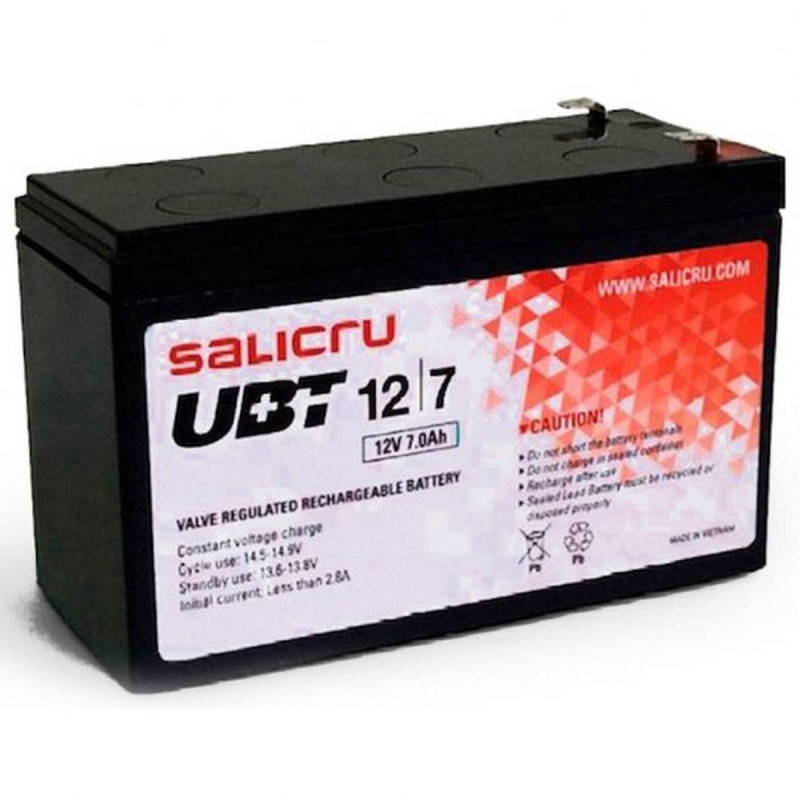 BATTERIA SALICRU UBT 12/7 PER SAI/UPS 7AH 12V