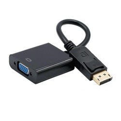CONVERTITORE AISENS DISPLAYPORT A SVGA - DP/M-SVGA/H - 15 CM - NERO