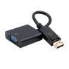 CONVERTITORE AISENS DISPLAYPORT A SVGA - DP/M-SVGA/H - 15 CM - NERO