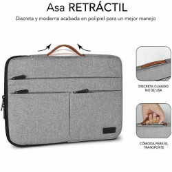 CUSTODIA SUBBLIM AIR PADDING 360 - 380X275X30 MM - PROTEZIONE A 360º CON AIR PADDING - TASCHE MULTIPLE - RESISTENTE E DUREVOLE -