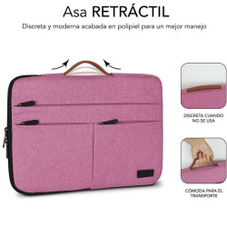 CUSTODIA SUBBLIM AIR PADDING 360 - 380X275X30 MM - PROTEZIONE A 360º CON AIR PADDING - TASCHE MULTIPLE - RESISTENTE E DUREVOLE -