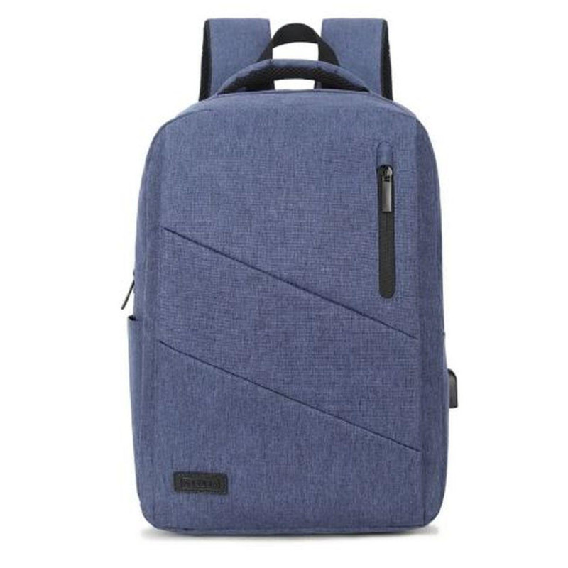 ZAINO PER LAPTOP SUBBLIM CITY BACKPACK - 15,6" - SCOMPARTO IMBOTTITO - RESISTENTE ALL'ACQUA - PORTA USB - COLORE BLU