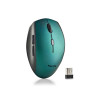 MOUSE WIRELESS ERGONOMICO NGS PER LAPTOP E COMPUTER - 5 PULSANTI E ROTELLA DI SCORRIMENTO - TASTI SILENZIOSI - COLORE BLU