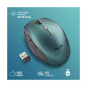 MOUSE WIRELESS ERGONOMICO NGS PER LAPTOP E COMPUTER - 5 PULSANTI E ROTELLA DI SCORRIMENTO - TASTI SILENZIOSI - COLORE BLU