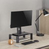 SUPPORTO RIALZATO IN VETRO AISENS PER MONITOR/LAPTOP - NERO