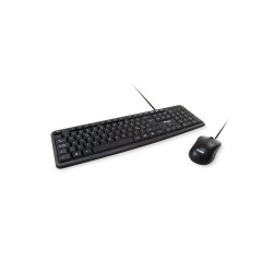 EQUIP PACK TASTIERA USB + MOUSE USB 1000DPI 3 PULSANTI - USO AMBIDESTRO - CAVO 1,35M - COLORE NERO - ITALIANO