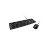 EQUIP PACK TASTIERA USB + MOUSE USB 1000DPI 3 PULSANTI - USO AMBIDESTRO - CAVO 1,35M - COLORE NERO - ITALIANO