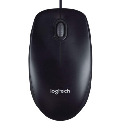 MOUSE USB LOGITECH M90 1000 DPI - 3 PULSANTI - USO AMBIDESTRO - COLORE NERO