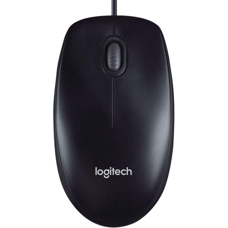 MOUSE USB LOGITECH M90 1000 DPI - 3 PULSANTI - USO AMBIDESTRO - COLORE NERO
