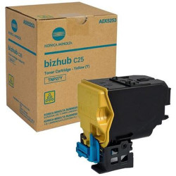 TONER ORIGINALE (A0X5253, TNP27Y) MINOLTA BIZHUB C25 (4,5K) GIALLO