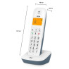 TELEFONO FISSO WIRELESS SPC AIR - SCHERMO RETROILLUMINATO 35X22MM - IDENTIFICAZIONE CHIAMANTE - CONNESSIONE RETE TELEFONICA - MO