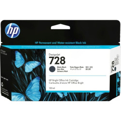 CARTUCCIA ORIGINALE (3WX25A, 728) HP DESIGNJET T730 (130ML) NERO MATTE