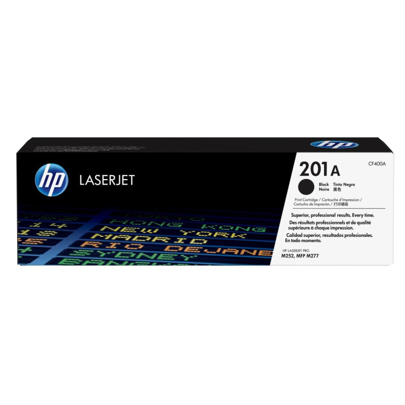TONER ORIGINALE (CF400A, 201A) HP COLOR LASERJET PRO M252N (1,5K) NERO