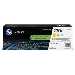 TONER ORIGINALE (W2202X, 220X) HP LASERJET PRO MFP 4302FDN (5,5K) GIALLO XL