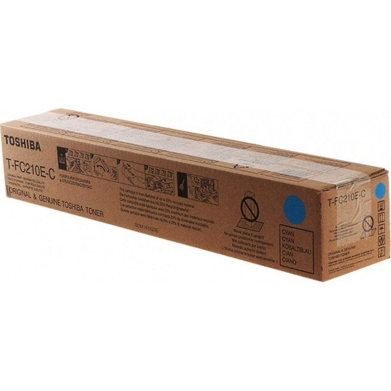 TONER ORIGINALE (T-FC210EC, 6AJ00000159) TOSHIBA E-STUDIO 2010AC (33,6K) CIANO