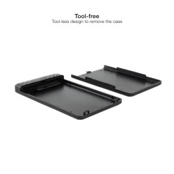 TOOQ CUSTODIA PER HDD/SSD ESTERNO DA 2,5" USB 3.0/3.1 GEN 1 - SATA I, II E III - CAVO DA USB 3.0 TIPO MICRO-B A USB 3.0 TIPO A