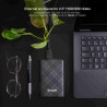 TOOQ CUSTODIA PER HDD/SSD ESTERNO DA 2,5" USB 3.0/3.1 GEN 1 - SATA I, II E III - CAVO DA USB 3.0 TIPO MICRO-B A USB 3.0 TIPO A