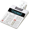 CALCOLATRICE DESKTOP CASIO FR-2650RC - STAMPA A 2 COLORI - SCHERMO A 12 CIFRE - FUNZIONE OROLOGIO E CALENDARIO - COLORE BIANCO