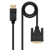 CAVO CONVERTITORE NANOCABLE DISPLAYPORT/MA DVI/M - 1,0 M - COLORE NERO