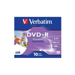 VERBATIM DVD+R 4.7GB | 120MIN | 16X | (10PZ)