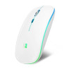 MOUSE SUBBLIM LED DUAL FLAT MOUSE - DOPPIA CONNESSIONE - CLIC SILENZIOSO - ILLUMINAZIONE LED IN 7 COLORI - BATTERIA A LUNGA DURA