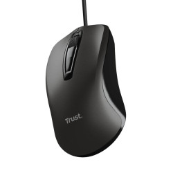 MOUSE USB TRUST 1200 DPI - 3 PULSANTI - USO AMBIDESTRO - CAVO DA 1,70 M