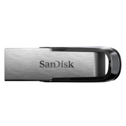 PENDRIVE SANDISK ULTRA FLAIR MEMORIA USB 3.0 32GB - SENZA COVER - COLORE ACCIAIO/NERO